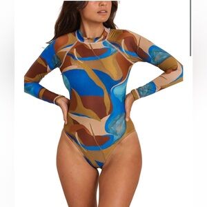 Hakea surf suit water print